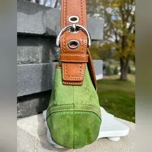 バッグ Coach Soho Hobo Shoulder Hand Bag Green Leather handbag Coach Green in Leather - 30611222